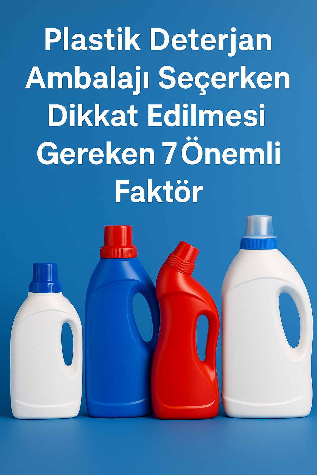 Plastik Deterjan Ambalajı Seçerken Dikkat Edilmesi Gereken 7 Önemli Faktör